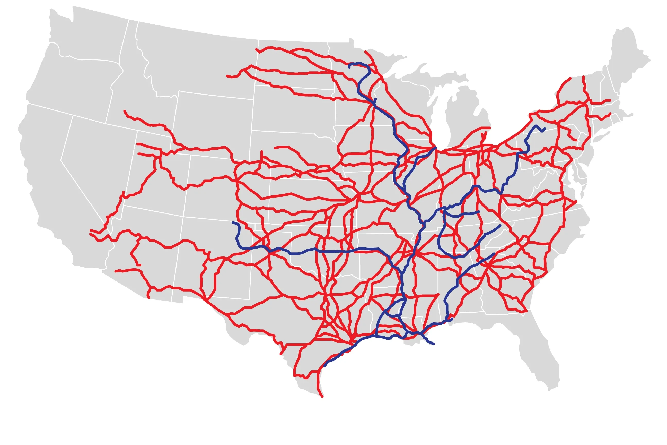 US Logistics Map