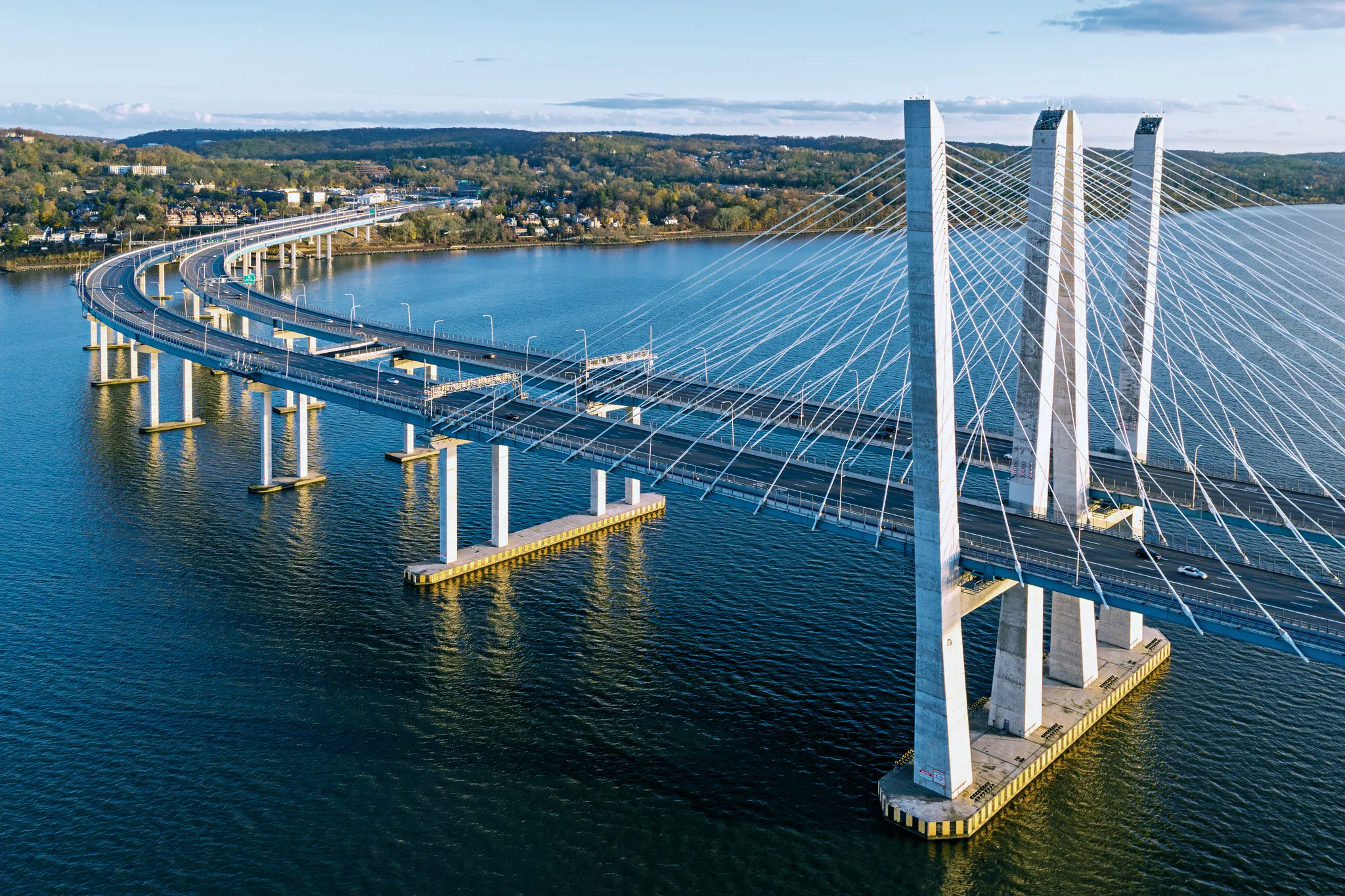 mario cuomo bridge aerial view