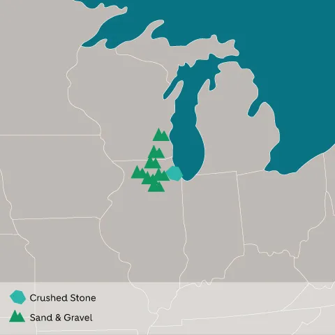 acm locations for wisconsin and illinois