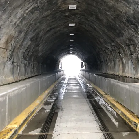 Maxcem application example railway tunnel